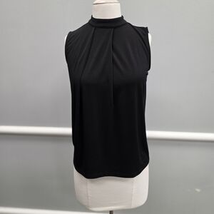 Banana Republic Black Sleeveless Blouse